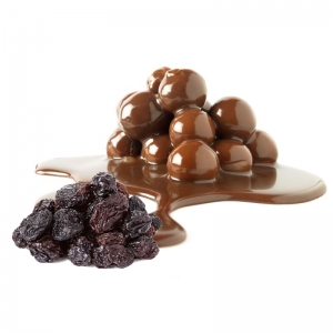 Chocolate Coated Black Raisins